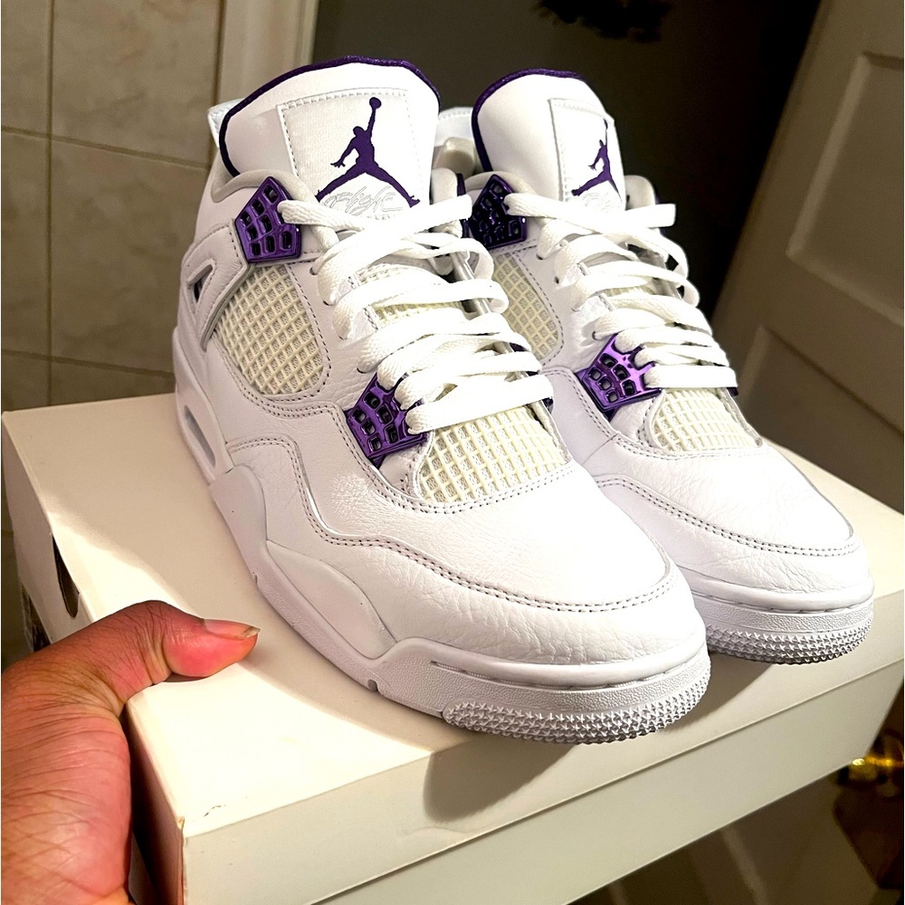 🔥🆔Retro 4 Metallic Purple🆔🔥